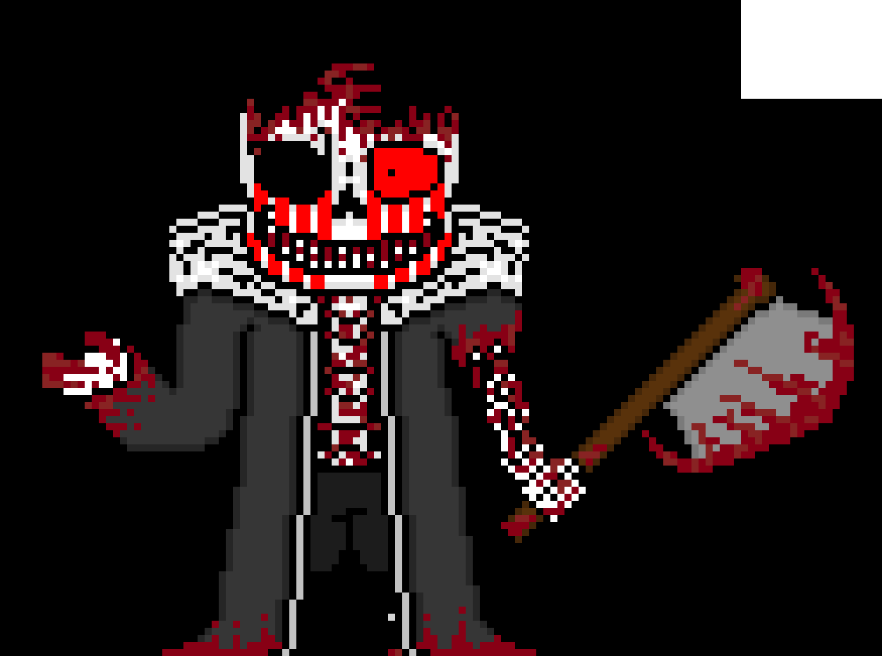 [e8cb42] welp Delete me has got spinverse under control, jevil has got madness under control, it just leaves 2 more *tps and kicks Terrorizer in the shins multiple times then decapitates him* heh 1 down *Terrorizer dusts* 
