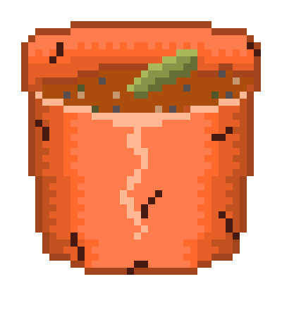[9664c4] Broken Leaf Pot
