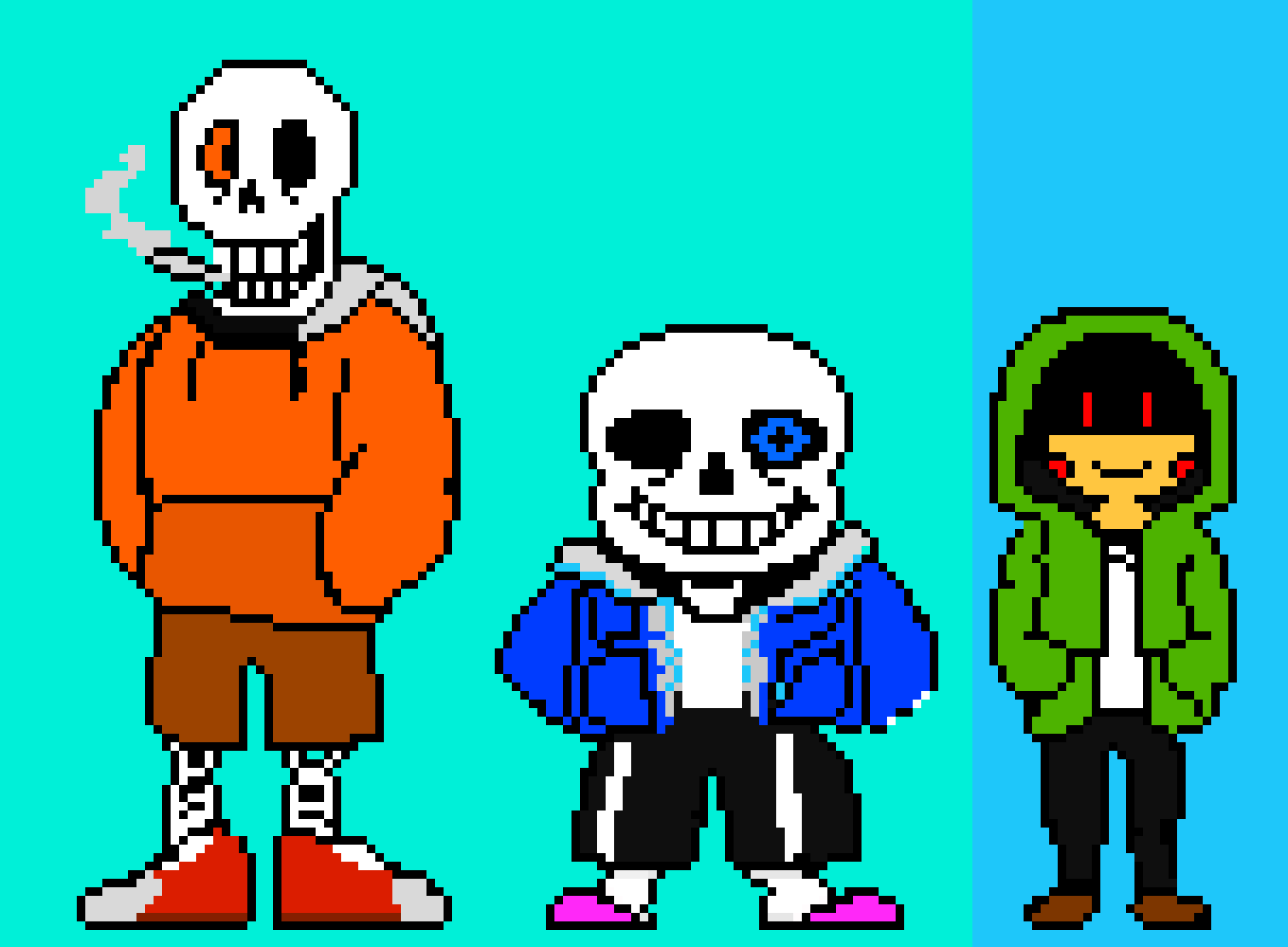 [80c183] The Bad Time Trio.