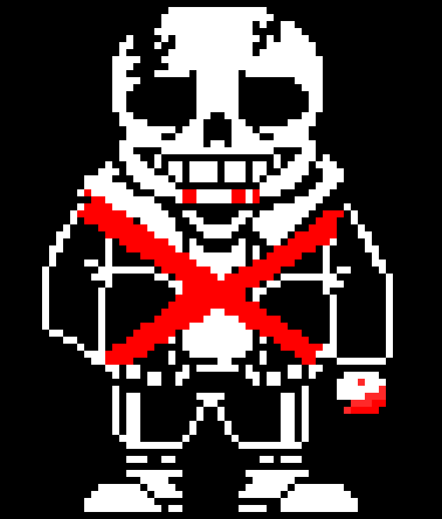 [80b7fa] Undertale last breath hardmode phase 3.5 Sans Sprite 