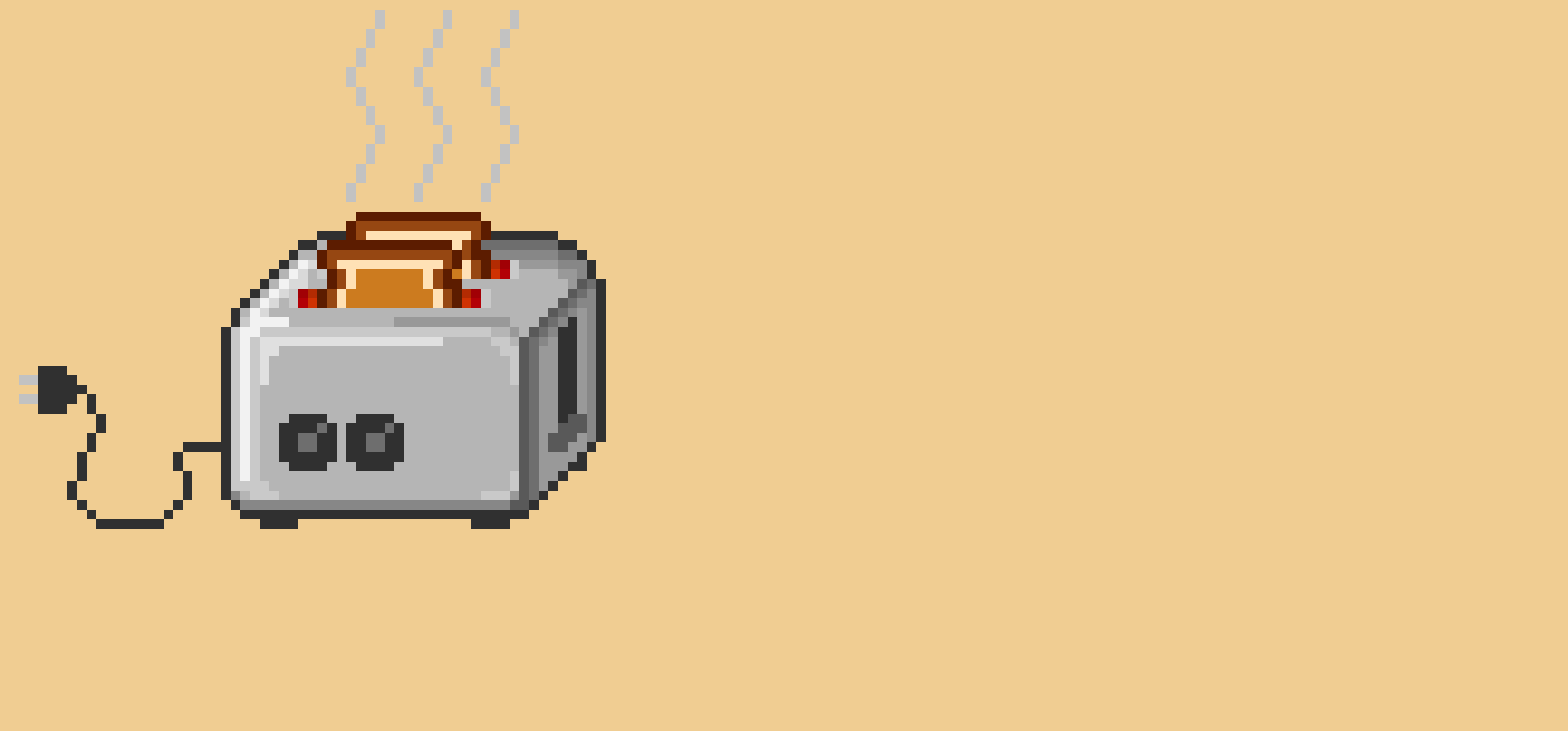 toaster with plug