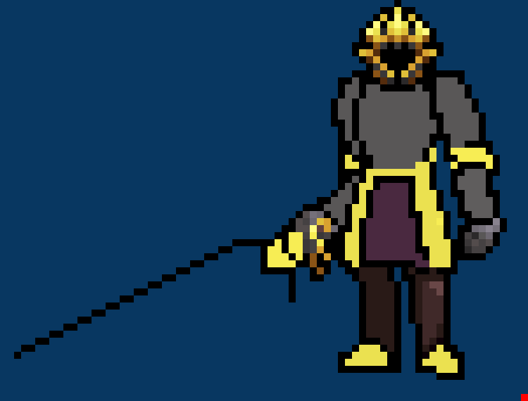[98cc08] also heres current progress, im mostly just blocking out, i dont like how the hands look and i dont think the sword will look good like this, so i might make him hold it over his shoulder