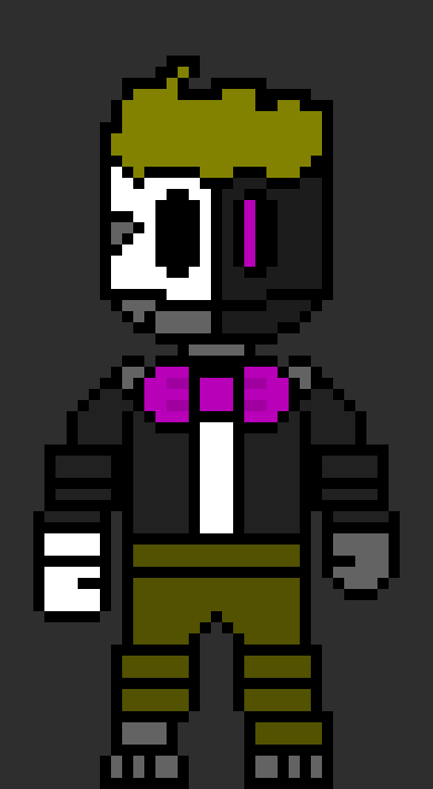 [812b32] falls onto the ground from the box i was sitting on* great-t *sees swap papyrus* huh?!? - Molten the Robot!