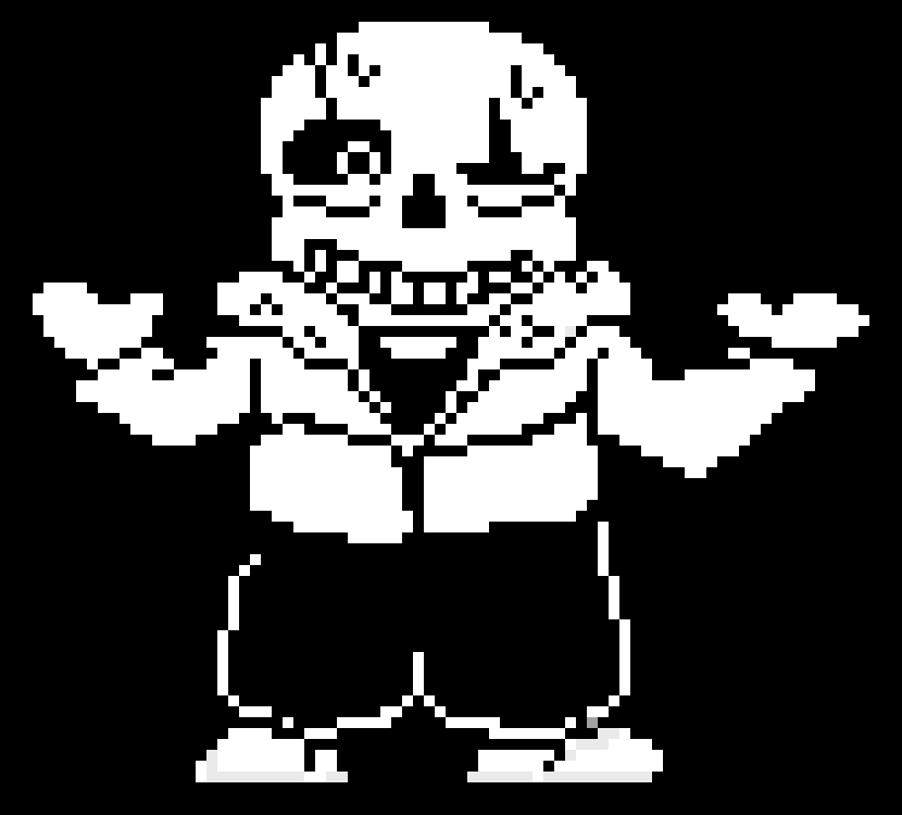 [9664c4] ACERTALE - Sans battle sprite (Shrug pose) V4