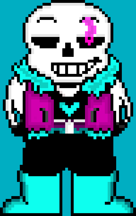 [9664c4] UL Sans battle sprite V2 frame two