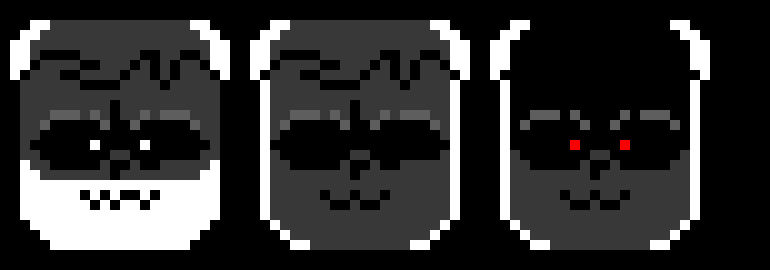 [107187] (These aren`t for DustTale btw. If Sophie is in combat or turns mad, these faces will be used. - LSS)