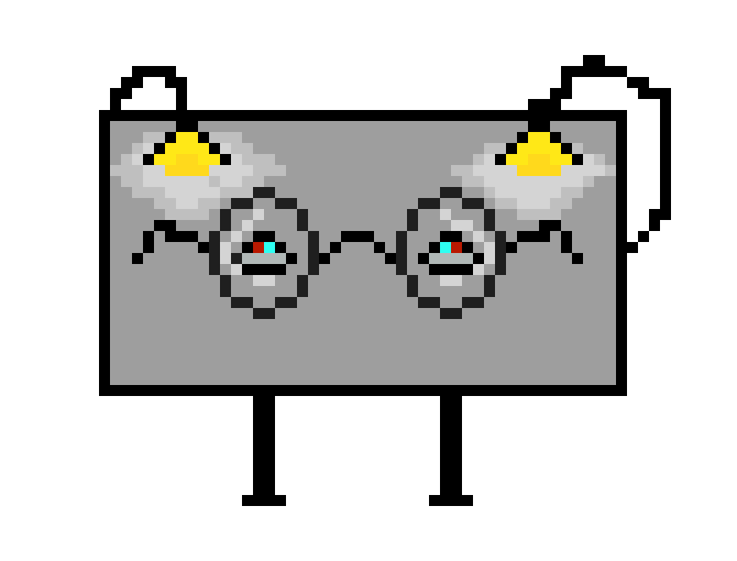 [f8888d] billboard house pixel art