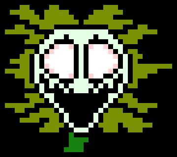 [888202] give me your bones!!!!!!!!!!! -Fractured!Flowey
