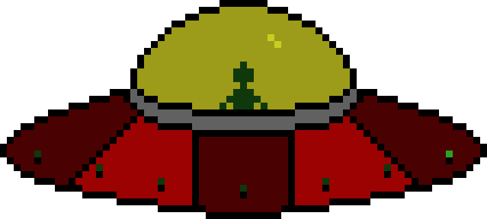 red spaceship