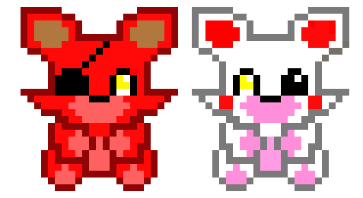 Foxy and Mangle