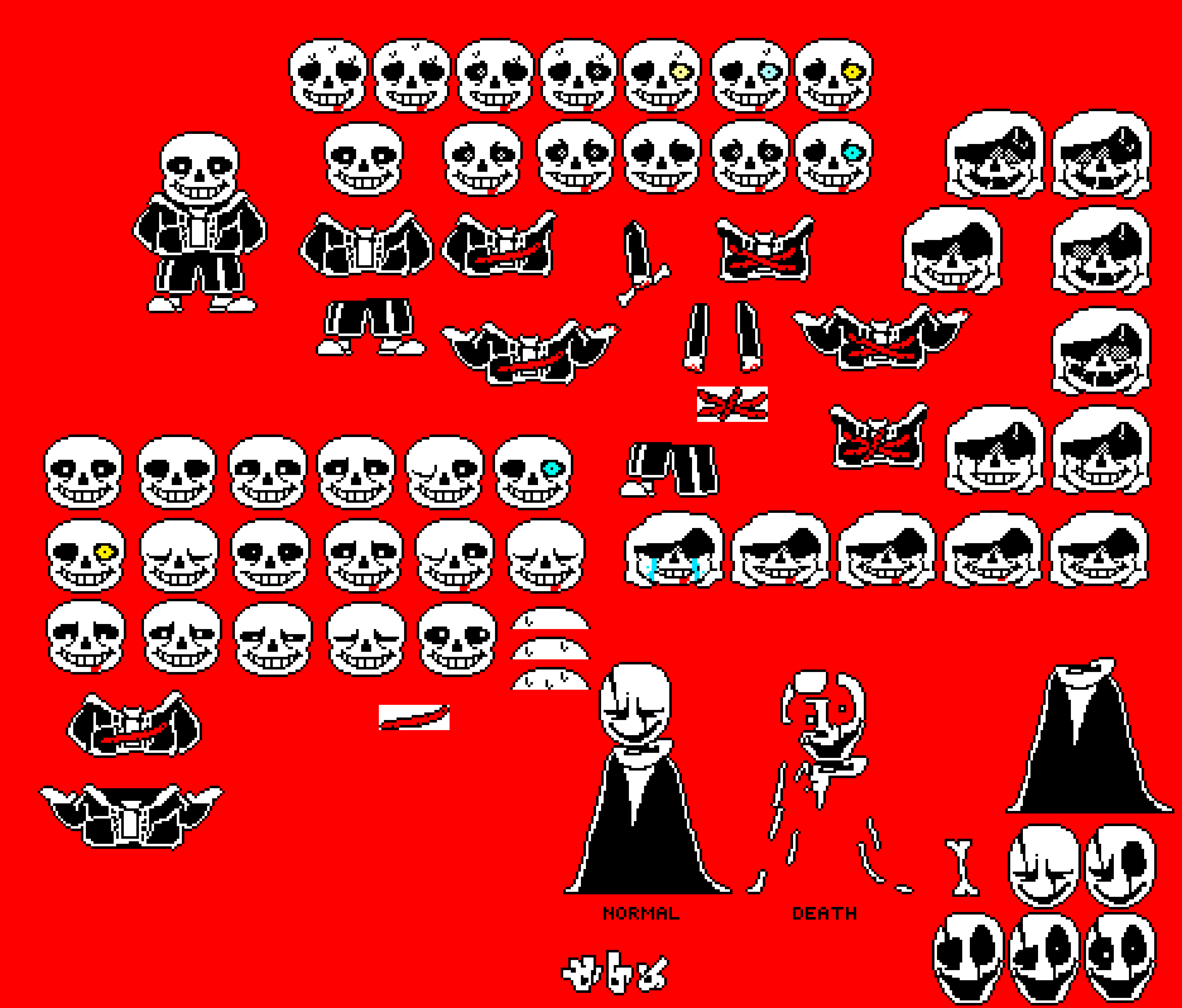 undertale last breath sprite sheet