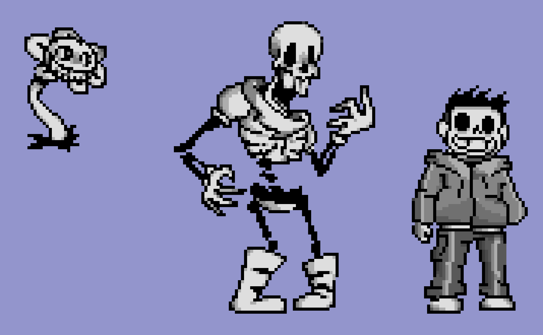 I made the Flowey.. I fixed the mask on Jace's sans'