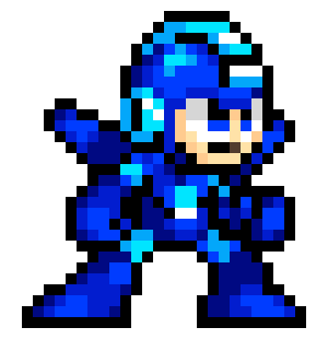 [9664c4] Mega Man with Rush Super Adapter with Normal Color