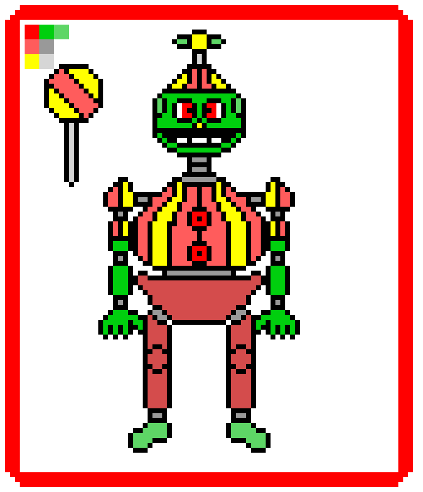Cherry Soda Flout Classic Freddy For my Slime/Putty Animatronic Grid