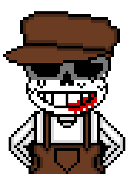 [f7e602] *pukes blood. He hasn't eaten in a week.*