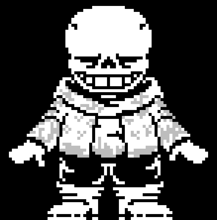 [55e4e5] -as he falls on Fell paps dust falls off of him- -Legacy dustTrust sans