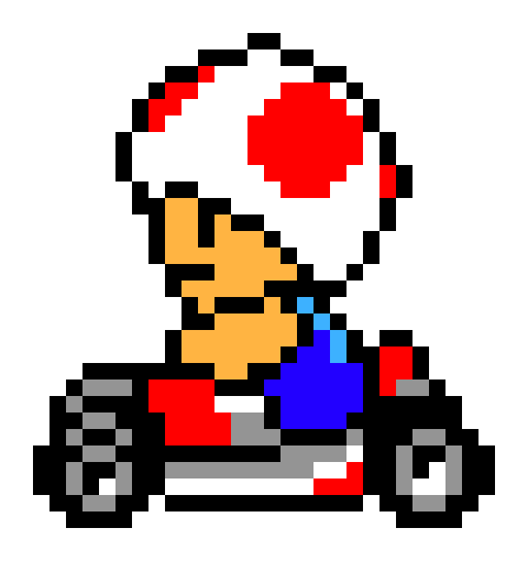 [9664c4] mario kart toad!