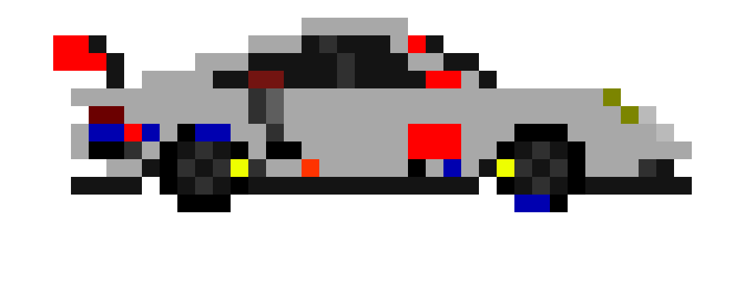 [189d7c] small porsche pixel art