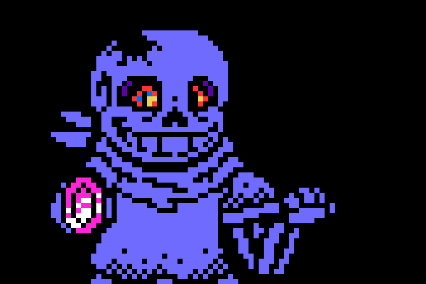 [77b851] ( Well its more of a joke than a pun, "Phase 3" is the next phase in Dusttrust after this and I said "Phase 3 of my master plan" and also instead of "Mwa ha ha" I said "Mweh heh heh" the signature laugh of underswap sans. )