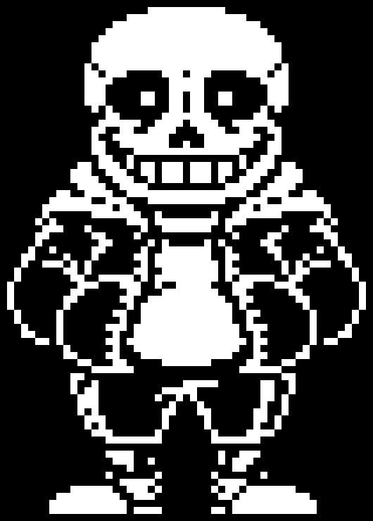 [c6437a] UNDERTALE BETRAYER PHASE 1.5 - Sans colored sprite.