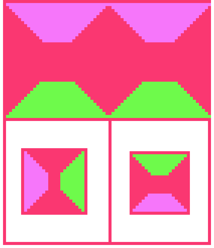 [7f558e] Pixel Quilt 