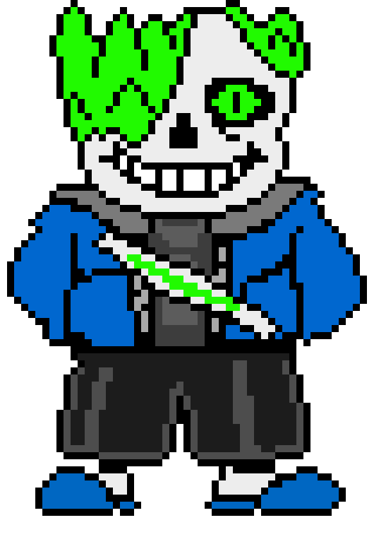 [9664c4] OtherTale Sans Green Flame
