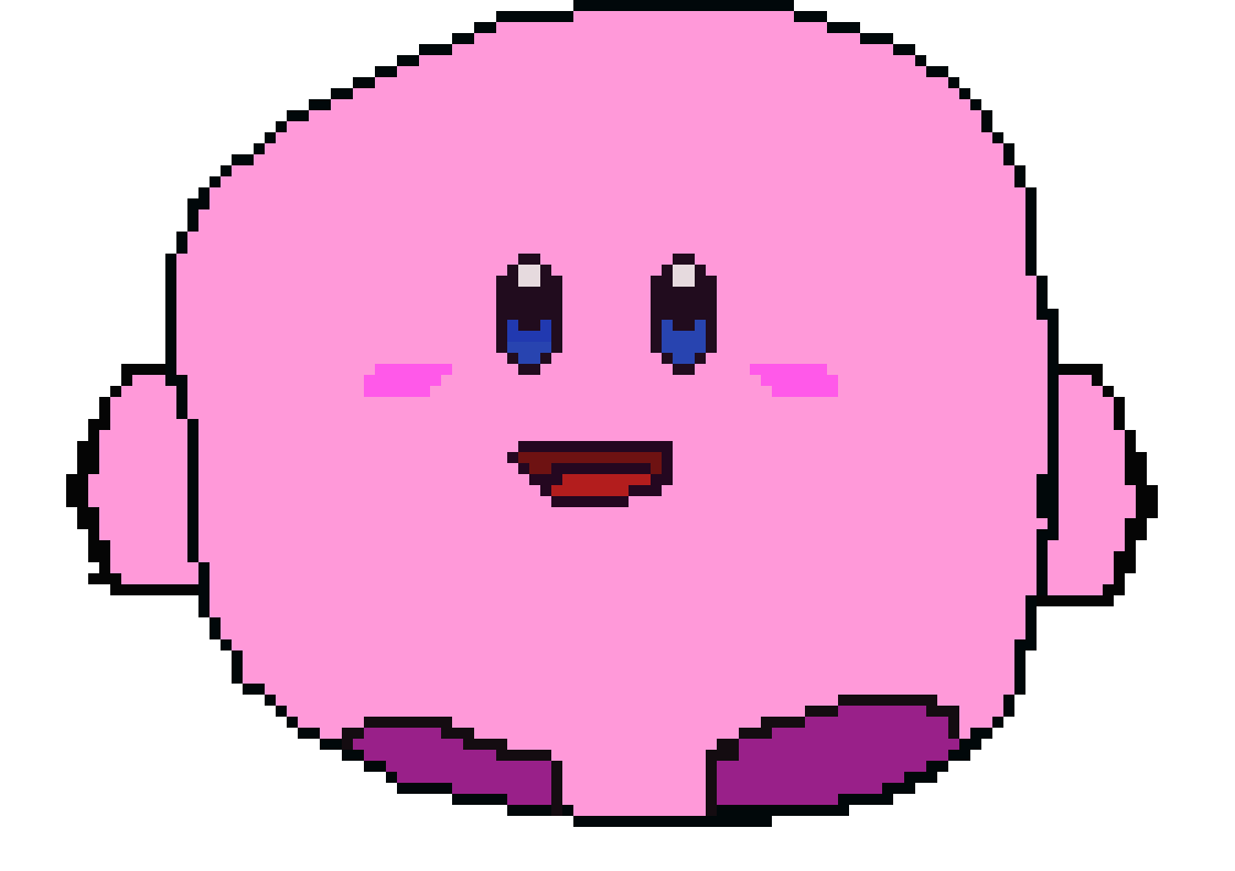 [3c87f4] Kirby Pixel Art