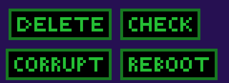 [9abe98] *he opens Terror's file and starts hacking control over him, but it's taking a long time*
