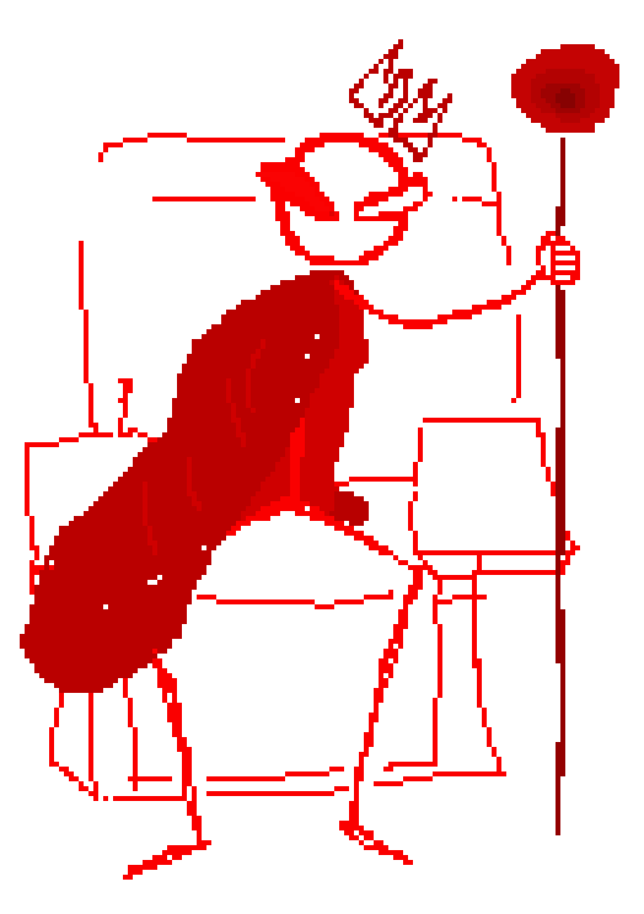 [680ca0] Someones getting blessed by this red handsome king rn