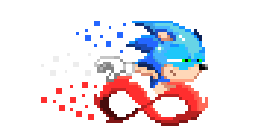 [956cb9] Modern sonic super peel out (pixels movie)