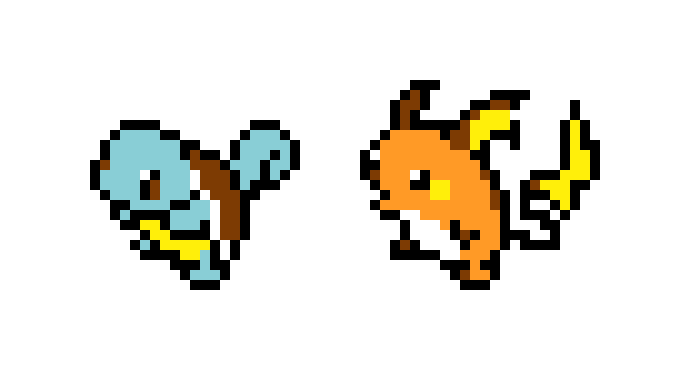 [9664c4] Squirtle & Raichu