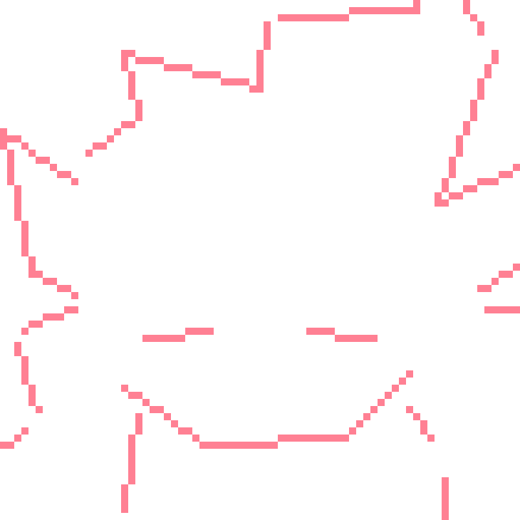 [402a02] like. fire. which is Orange. or i could just make him swap between types of fire which would be Awesome but idk if there's any kind of pink fire out there