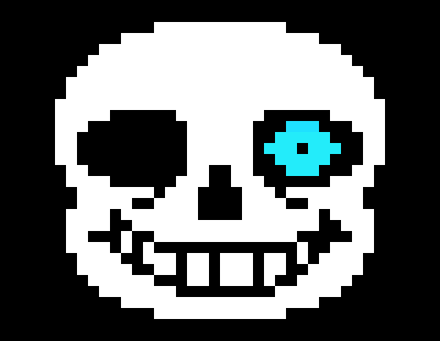 Sans Head (Glowing Eye)
