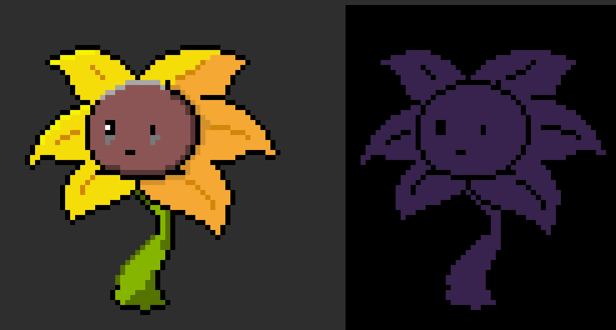 [012989] war society Flowey Sprite