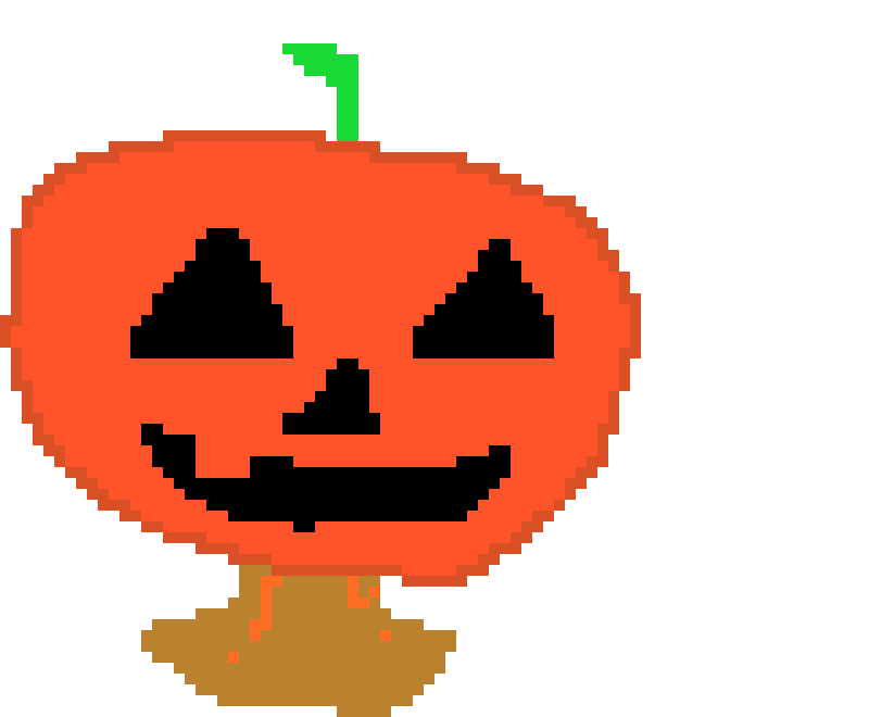[9664c4] Pumpkin head.