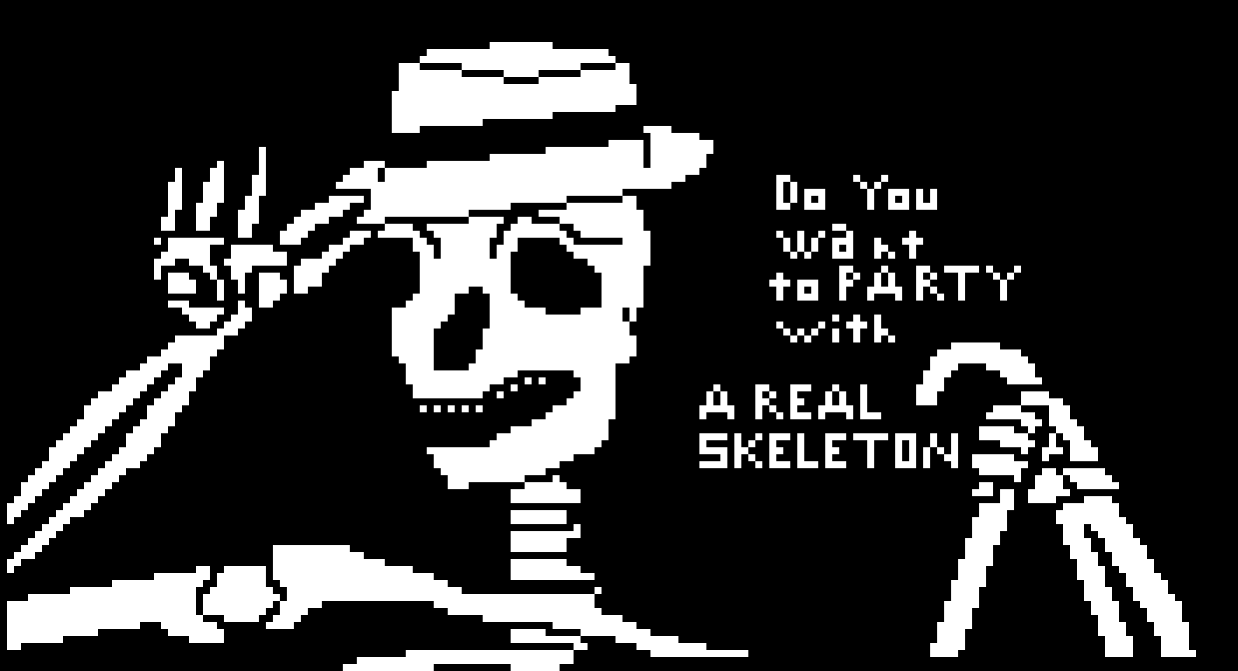 [9664c4] dancing skelton