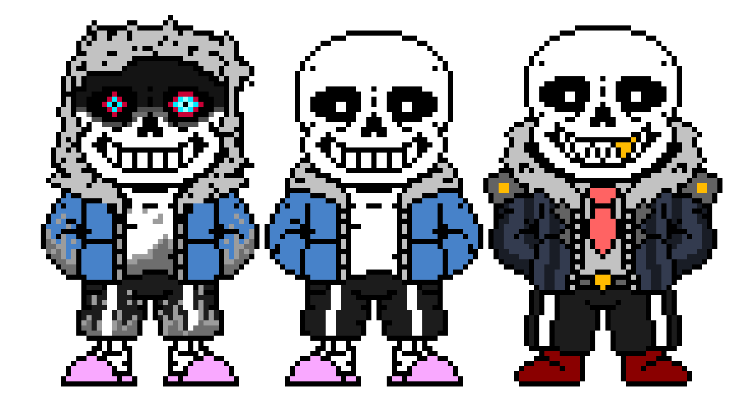 Dusttale sans, Undertale sans and Primus