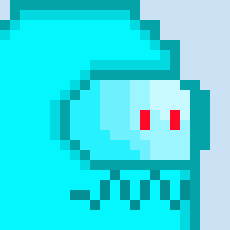 [3897d8]  (looks at him and moves back quickly)