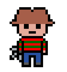 [2a4e30] Freddy Kruger pixel sprite base