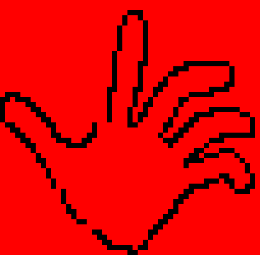 gotta figure out how to make the palm look more like its away from the camera