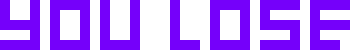 [9664c4] YOU LOSE