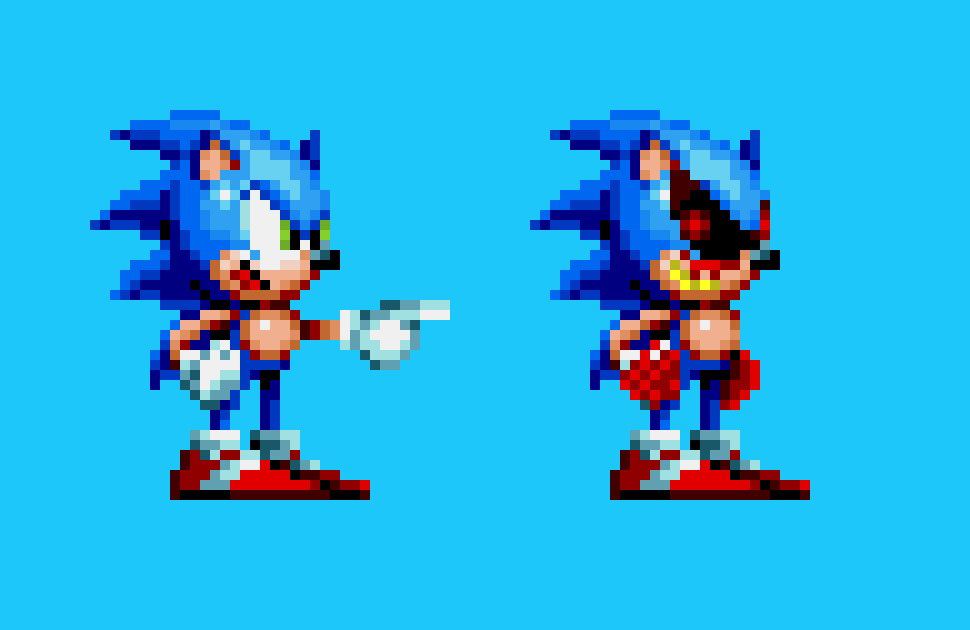 [1cc751] Sonic gets mad at sonic.exe