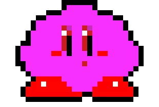 [c4081a] pixel art kirby