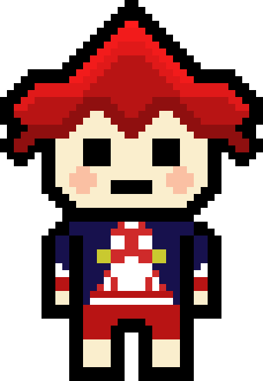 [61c3a2] danganronpa pixel sprite base big - Haru Zegi