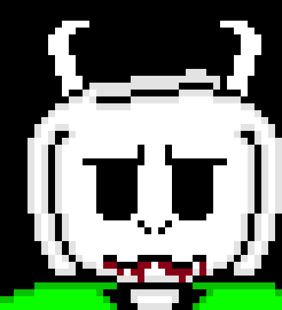 [d6e367] Ghh.... *shaking alot* DE...TER...MINATION!!!  *uses a asriel blaster and eternally blasts spinverse*