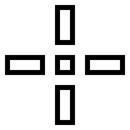 White Crosshair