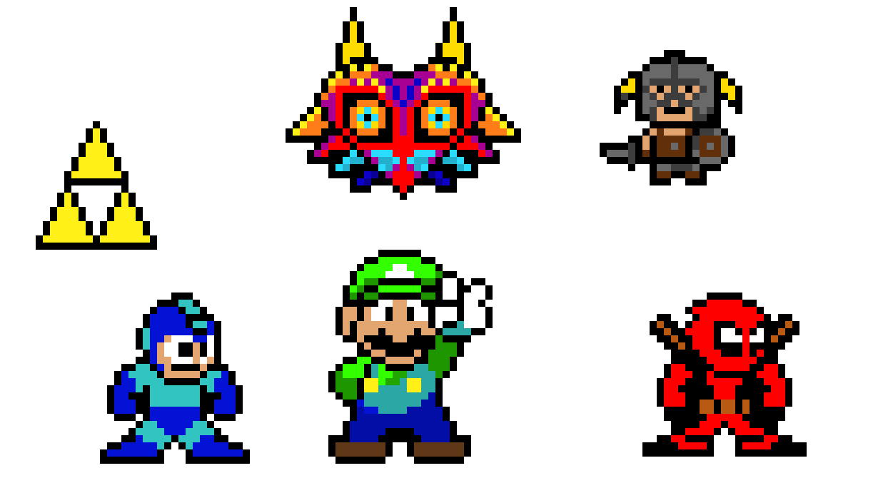 [9664c4] randome pixel art