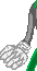 [0d7044] Sark Arm (accurate size)