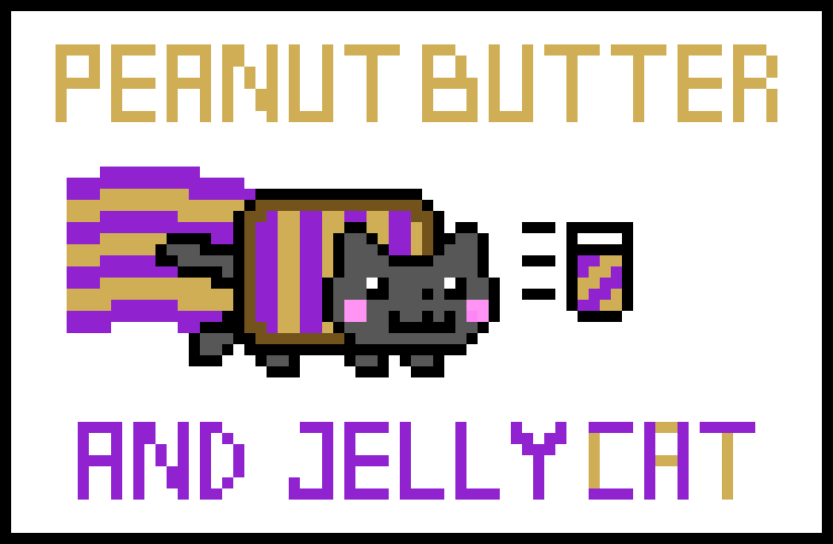 [9664c4] Peanut butter jelly cat!!!