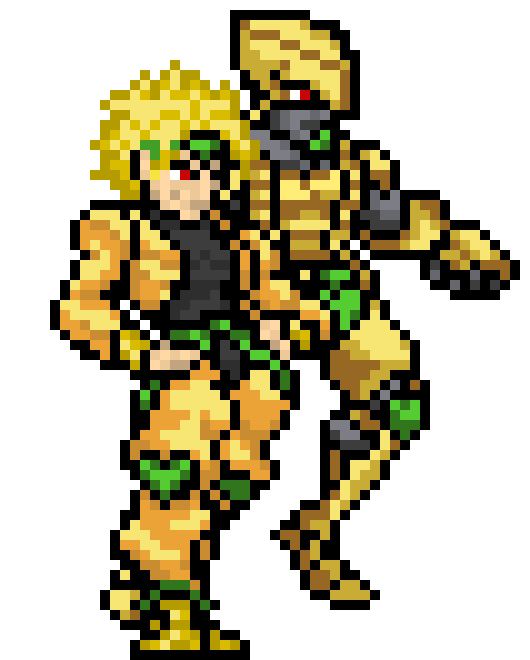 [4076f0] hmmp. Your worthless. Die. -he punches him- -DIO (cleetus)